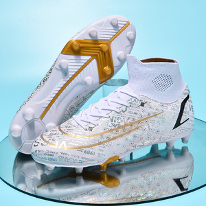 Chaussures de football d'extérieur ultra-légères <span class=keywords><strong>Ronaldo</strong></span>, chaussures de football américain de qualité, crampons de futsal, baskets d'entraînement de football, chaussures TF FG - Product Image 6