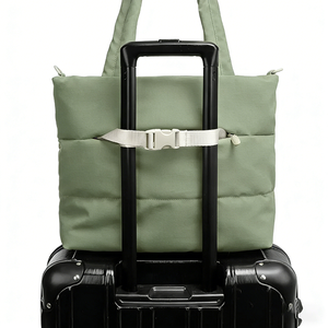 Bolsa de Viaje Ligera para Fin de Semana, Diseño de Primera Calidad, Resistente al Agua, Bolsa de Mano Acolchada Personalizada para <span class=keywords><strong>Mujer</strong></span> con Portavasos - Product Image 4