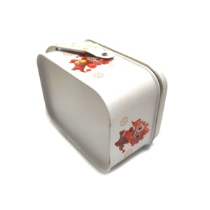Boîte en métal rectangulaire pour biscuits, bonbons, gâteaux, bijoux, cadeaux, avec poignée - Product Image 6