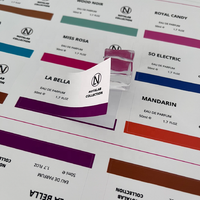Autocollant de bouteille d'huile essentielle de cosmétique en vinyle imprimé avec Logo personnalisé imperméable