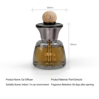 Désodorisant de voiture Colgne, accessoires pour voitures d'occasion, mini flacon de parfum, parfums Lsauvages pour hommes, désodorisant de voiture au parfum original