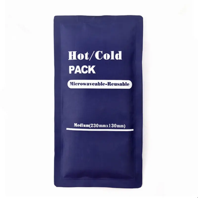 痛みを和らげるためのカスタム再利用可能なアイスバッグ温熱療法ラップ応急処置ホットコールドジェルパック