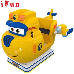 Ifun Kiddie Rides con pantalla que funciona con monedas Super Wing Kidde Rides Juego de carreras Máquina de juego de arcade - Product Image 6