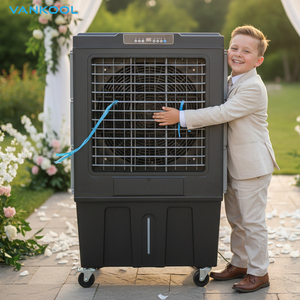 smart floor standing evaporative air <b>cooler</b> mobile evaporative air water <b>cooler</b> outdoor industrial air conditioner desert <b>cooler</b> - Product Image 1