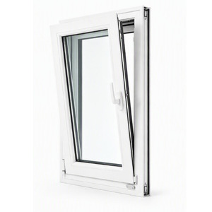 Fenêtre à battant en <span class=keywords><strong>PVC</strong></span> <span class=keywords><strong>double</strong></span> <span class=keywords><strong>vitrage</strong></span>, insonorisée, résistante aux intempéries, à économie d'énergie, pour villa et hôtel - Product Image 2