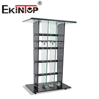 Podium Ekintop Podiums d'église Carton transparent École extérieure Mobilier commercial moderne Pupitre de chaire