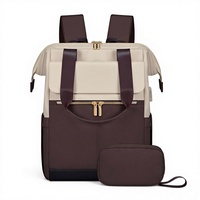 Sac de voyage ultra-léger en tissu Oxford pour femme, grande capacité, avec cordon de serrage, couleurs contrastées, en stock, idéal pour ordinateur portable, expédition transfrontalière directe usine