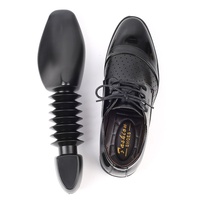 Wholesale Custom Logo Adjustable Expander Stretcher <strong>Black</strong> Plastic Shoe Tree Set