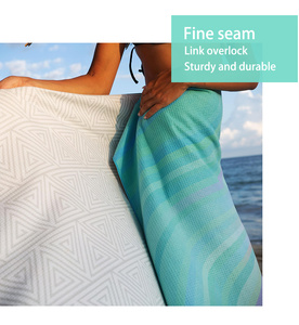 مصنع أفضل بائع بالجملة طباعة مخصصة نوع موجة مايكروفايبر الشاطئ - Product Image 3