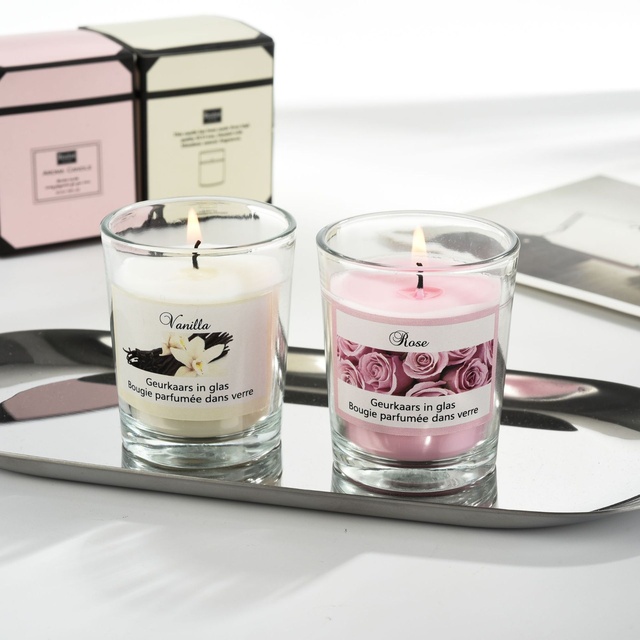 Romantic Aromatherapy Scented Candle Indoor Deodorizing Smokeless Soy Wax with Plant Wax Glass Wholesome Scent Spot Wholesale