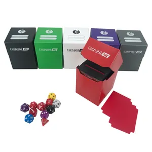 Storage Hot Sell Flap Game Case Business Card Collection Box Plastic Magic The Gathering Deck Box Card Board Boxes