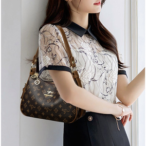 Sac bandoulière <span class=keywords><strong>en</strong></span> <span class=keywords><strong>cuir</strong></span> PU imperméable, sac messager vintage de haute qualité, sac à bandoulière de luxe pour femmes, style tendance et pratique - Product Image 5