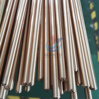 ASTM C12200 C12100 C11000 99.99% barres de cuivre carrées rondes pures tige plate en cuivre barre omnibus en cuivre de 8mm