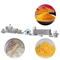 Ligne de production polyvalente de chapelure de pain pour diverses saveurs, chapelure de pain colorée pour la production de snacks, machine à chapelure de pain