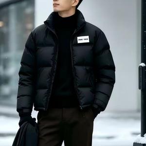 Chaqueta de Invierno <span class=keywords><strong>North</strong></span> 1996, con Capucha, Negra, de Nailon Ligero y Cálido, Rellena de Plumón, con Logotipo Personalizado al por Mayor - Product Image 2