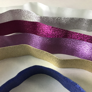 <span class=keywords><strong>Ruban</strong></span> en velours métallique coloré en gros, largeur 25 mm (1 pouce), <span class=keywords><strong>ruban</strong></span> en velours métallique pailleté pour la décoration de fêtes de Noël - Product Image 4