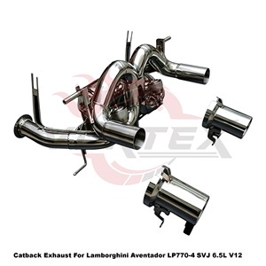 ระบบท่อไอเสียแบบวาล์ว Vortex SS304 สำหรับ Lamborghini Aventador LP770-4 SVJ 6.5L V12 ระบบปรับแต่งสมรรถนะแบบติดตั้งได้โดยตรง - Product Image 4