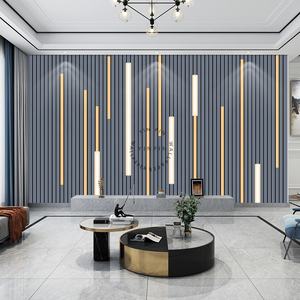 Papel pintado <span class=keywords><strong>de</strong></span> foto <span class=keywords><strong>de</strong></span> rejilla <span class=keywords><strong>de</strong></span> simulación <span class=keywords><strong>de</strong></span> estilo <span class=keywords><strong>de</strong></span> lujo ligero 3D - Product Image 2