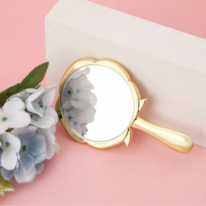 Mạ điện tăng Thiết kế tay gương phong cách cổ điển Vanity Gương cầm tay gương với xử lý - Product Image 5