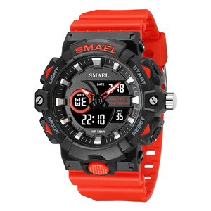 Nouveauté Montres SMAEL 8081 Hommes Poignet Sport Jam Tangan Montre-bracelet pour Sports de Plein Air Étanche Sport <span class=keywords><strong>Chrono</strong></span> Watch - Product Image 5