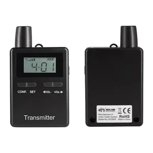 Rich Age rc2401 1 Transmitter N receivers dài khoảng cách đài phát thanh hướng dẫn cho Bảo tàng UHF không dây tour du lịch hướng dẫn hệ thống