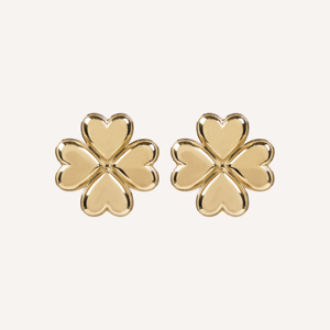 Pendientes Minimalistas de Acero Inoxidable Dorado de 3.5 cm, Joyería de Moda para Primavera/Verano - Product Image 1