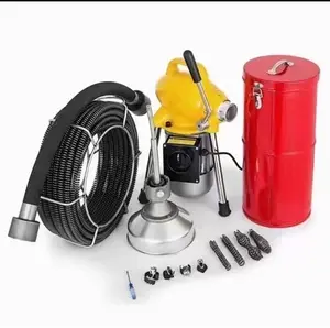 Electric Snake Pipe Drain Cleaning Machine Clogged Unclog Pipe Drain Cleaning Unclogging Cleaner Machinen