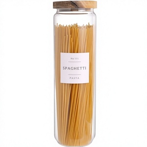 Best Selling Home <b>Storage</b> Modern Square Luxury Decoration Handmade Transparent Glassware Airtight <b>Kitchen</b> Glass Candy <b>Jar</b> - Product Image 2