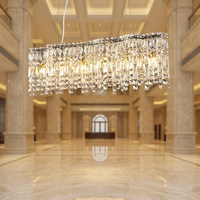 Lampes de plafond LED en cristal de luxe, design moderne, AC IP65, pour salon, chambre à coucher, salle à manger, style haut de gamme