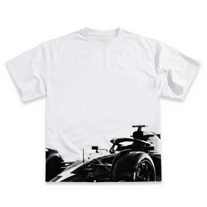 <b>Men's</b> Loose Fit Short Sleeve T Shirt Breathable Cotton Printed Tee Summer Streetwear - Product Image 2
