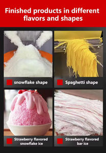 Machine à glace pilée commerciale pour la production de glace en flocons de neige et de crème glacée - Product Image 3
