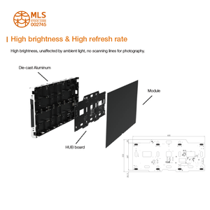 Panel <span class=keywords><strong>de</strong></span> Pantalla LED COB P1.5 <span class=keywords><strong>de</strong></span> Paso Fino, Sin Costuras, <span class=keywords><strong>de</strong></span> Alta Fiabilidad, Pantalla LED Interior para <span class=keywords><strong>Centro</strong></span> <span class=keywords><strong>de</strong></span> Comando, Video Wall COB - Product Image 6