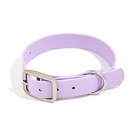 Chien PVC Logo étanche personnalisé Boucle de collier confortable en nylon pour animaux de compagnie Chiens Chats Entraînement en plein air