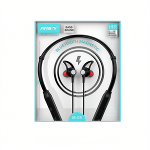 Auriculares Metálicos Ansty M-05 con Bluetooth 5.0, Batería de 300 mAh, 10 Horas de Reproducción, Control Táctil, Auriculares Deportivos - Product Image 1