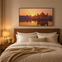 Impression Paysagère sur Toile – Art Mural Classique de Luxe – Support en Toile – Dôme de la Roche – Décoration Intérieure