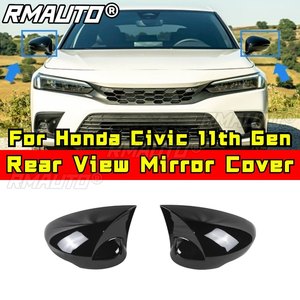 Coques de protection pour rétroviseurs latéraux de voiture, capuchons de rétroviseurs pour Honda Civic 11e génération, kit carrosserie, accessoires auto - Product Image 2