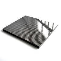 Plaque en fibre de carbone, panneau en fibre de carbone grand format 12K T800 unidirectionnel UD, stratifié époxy