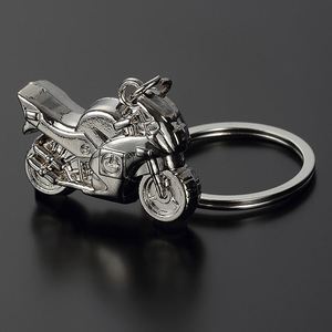 3D Motorcycle Keychain Electroplating Metal Keyring <b>Personality</b> Men Car Keychain - Product Image 1