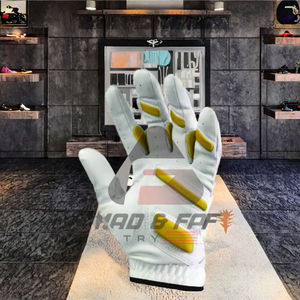 Gants de golf en cuir de mouton Cabretta de haute qualité unisexe, logo personnalisable pour les mains gauche et droite, pour le sport - Product Image 4