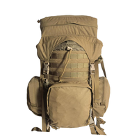 Sac à dos tactique en nylon rayé de grande capacité de haute qualité avec fermeture éclair, système MOLLE, multifonctionnel, polyester supérieur