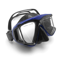Équipement de chasse sous-marine, masque de pêche sous-marine, sport aquatique, lunettes de plongée en silicone haute définition à grande monture