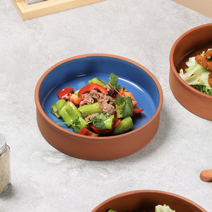 Platos <span class=keywords><strong>de</strong></span> Terracota Creativos Nuevos <span class=keywords><strong>de</strong></span> Fábrica, Vajilla <span class=keywords><strong>de</strong></span> Arcilla Personalizada, Platos Redondos <span class=keywords><strong>de</strong></span> Barro para Servir, Vajilla Mexicana - Product Image 2