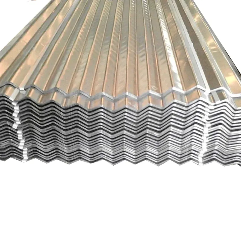 Hoja de techo de metal corrugado galvanizado con certificación ISO