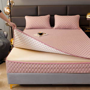 Protège-matelas imperméable et anti-salissures uni <span class=keywords><strong>pour</strong></span> hôtel et maison, <span class=keywords><strong>taille</strong></span> Queen, personnalisable, vente en gros - Product Image 4