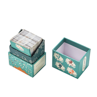 Boîte de rangement pour cartes de jeu en papier enduit haut de gamme écologique avec couvercle et base, laminage mat