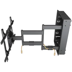 VESA 600X400 tv parede suporte recesso full motion motion mount 32 a 75 polegadas tv wall mount