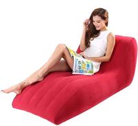 Canapé gonflable Portable pour adultes relaxant chaise longue gonflable oreiller de Camping gonflable canapé d'air PVC Logo personnalisé accepté