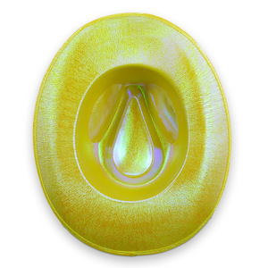 Sombrero de vaquero brillante de Halloween occidental, sombrero de vaquero holográfico metálico para mujeres y niñas, boda, cumpleaños, fiesta de neón - Product Image 3