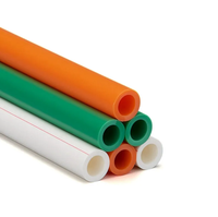 Plastiques Matériaux de plomberie Vente chaude Allemagne Ppr Tuyau et raccord Tuyaux en plastique standard Din de haute qualité Dn25