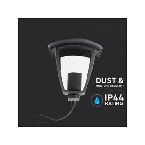 Lampada da terra da giardino esterna altezza IP44 600mm E27 presa lampada da giardino colore nero SKU-7059-illuminazione/lampada - Product Image 1